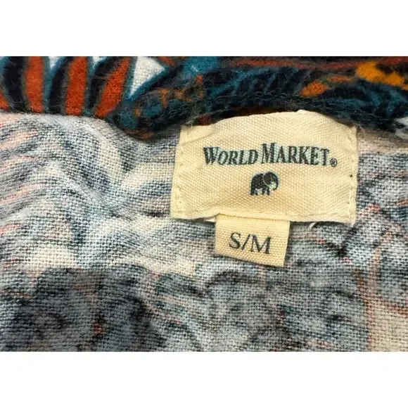 World Market Jungle Print Flannel Nightshirt – Size S/M - Picture 5 of 5